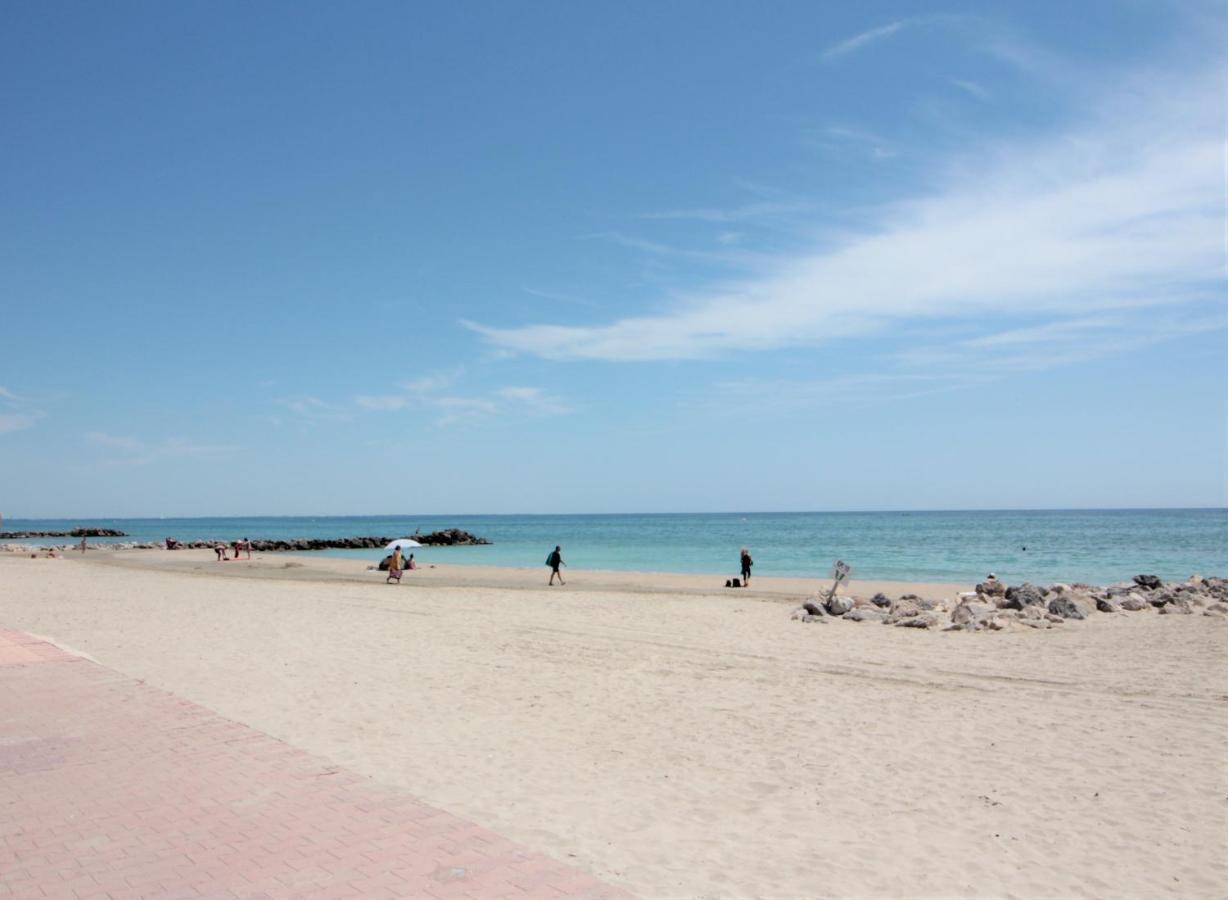 Studio Climatise Tout Confort A 2 Pas De La Mer Avec Parking Prive ปาลาวาส-เลส์-โฟลต์ ภายนอก รูปภาพ